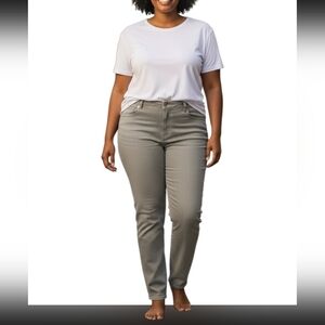 Michael Kors Women's Straight Leg Jeans - Gray Plus  20W
